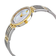 Movado Esperanza Mother of Pearl Dial Two Tone Steel Strap Watch For Women - 0607085