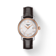 Tissot Bridgeport Lady White Dial Brown Leather Strap Watch For Women - T097.010.26.118.00