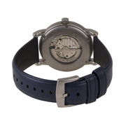Emporio Armani Luigi Chronograph Blue Dial Blue Leather Strap Watch For Men - AR60011