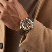 Breitling Superocean Automatic 44 Brown Dial Brown Rubber Strap Watch for Men - N17376201Q1S1