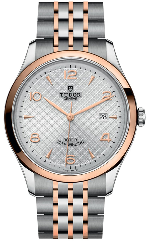 Tudor 1926 Automatic Silver Dial Two Tone Steel Strap Watch for Men - M91651-0001