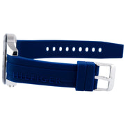Tommy Hilfiger Decker Quartz Blue Dial Blue Rubber Strap Watch for Men - 1791350