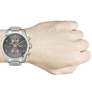 Hugo Boss Skymaster Chronograph Grey Dial Two Tone Steel Strap Watch for Men - 1513789
