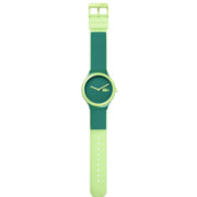 Lacoste The Goa Green Dial Green Silicone Strap Watch for KIds- 2020119