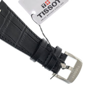 Tissot PRX Powermatic 80 Black Dial Black Leather Strap Watch for Men - T137.407.16.051.00