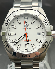 Tag Heuer Aquaracer White Dial Watch for Men - WBD1111.BA0928