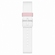 Lacoste Goa Two Tone Dial White Silicon Strap Watch for Women - 2020107