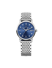 Maurice Lacroix Eliros Sunbrushed Blue Dial Silver Steel Strap Watch for Women - EL1094-SS002-130-1