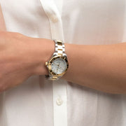 Tag Heuer Aquaracer Diamonds Mother of Pearl Dial Two Tone Steel Strap Watch for Men - WBD1422.BB0321