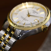 Tissot Ballade Powermatic 80 Chronometer Silver Dial Two Tone Steel Strap Watch For Men - T108.408.22.037.00