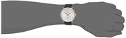 Calvin Klein High Noon Silver Dial Brown Leather Strap Watch for Men - K8M216G6