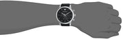Emporio Armani Luigi Chronograph Black Dial Black Leather Watch For Men - AR1828