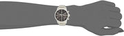 Hugo Boss Aeroliner Chronograph Black Dial Silver Steel Strap Watch for Men - 1513181