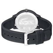 Lacoste 12.12 Move Gray Dial Gray Silicon Strap Watch for Men - 2011242