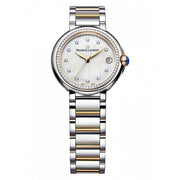 Maurice Lacroix Fiaba Date Diamonds White Mother of Pearl Dial Two Tone Steel Strap Watch for Women - FA1007-PVP23-170-1