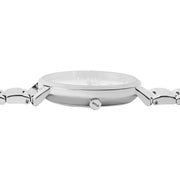 Hugo Boss Prima Chronograph Silver Dial Silver Steel Strap Watch for Women - 1502570