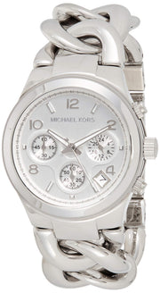 Michael Kors Runway Twist Silver Dial Silver Steel Strap Watch for Women - MK3149