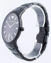 Emporio Armani Renato Black Dial Black Steel Strap Watch for Men - AR11184