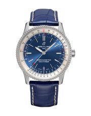 Breitling Navitimer Automatic 41mm Blue Leather Strap Mens Watch - A17326211C1P3