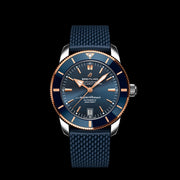 Breitling Superocean Heritage B20 Automatic 42 Blue Dial Blue Mesh Bracelet Watch for Men - UB2010161C1S1