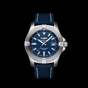 Breitling Avenger Automatic 43 Blue Dial Blue Nylon Strap Watch for Men - A17318101C1X1