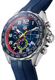 Tag Heuer Formula 1 Red Bull Racing Chronograph Blue Dial Blue Rubber Strap Watch for Men - CAZ101AL.FT8052
