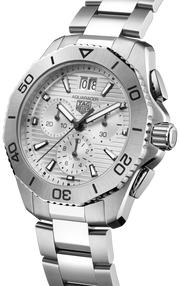 Tag Heuer Aquaracer Professional 200 Date White Dial Silver Steel Strap Watch for Men - CBP1111.BA0627