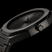 D1 Milano Ultra Thin Anthracite Gray Dial Gray Steel Strap Watch for Men - D1-UTBJ22