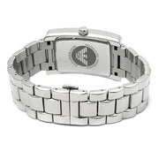 Emporio Armani Classic Black Dial Silver Stainless Steel Watch For Women - AR0157