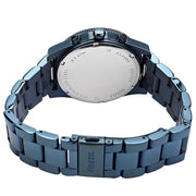 Fossil Perfect Boyfriend Multifunction Blue Dial Blue Steel Strap Watch for Women - ES4093