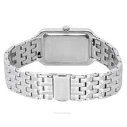Fossil Raquel Three Hand Date Mother of Pearl Dial Silver Steel Strap Watch for Women - ES5306