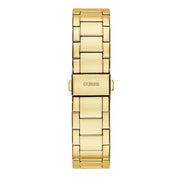 Guess Moonlight Diamonds Gold Dial Gold Steel Strap Watch for Women - GW0320L5