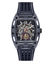 Guess Phoenix Chronograph Black Dial Black Rubber Strap Watch for Men - GW0499G1