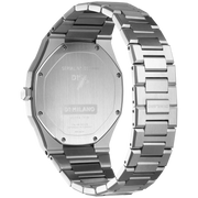 D1 Milano Ultra Thin Blue Dial Silver Steel Watch for Men - D1-UTBJ03