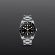 Tudor Black Bay 54 Black Dial Silver Steel Strap Watch for Men - M79000N-0001
