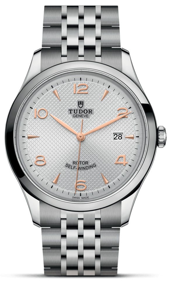 Tudor 1926 Automatic Silver Dial Silver Steel Strap Watch for Men - M91650-0001