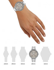 Michael Kors Pyper Analog Gray Dial Silver Steel Strap Watch For Women -  MK4672