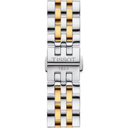 Tissot T Classic Tradition White Dial Two Tone Mesh Bracelet Watch for Women - T063.210.22.037.00