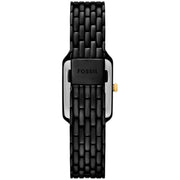 Fossil Raquel Black Dial Black Metal Bracelet Watch for Women - ES5385