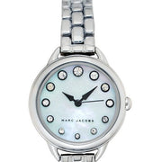 Marc Jacobs Betty Mother of Pearl White Dial Silver Steel Strap Watch for Women - MJ3510