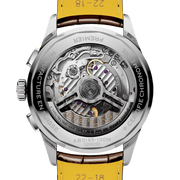 Breitling Premier B01 Chronograph 42 White Dial Brown Leather Strap Watch for Men - AB0145211G1P1