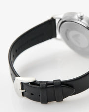 Emporio Armani Ruggero Black Dial Black Leather Strap Watch for Men - AR11193