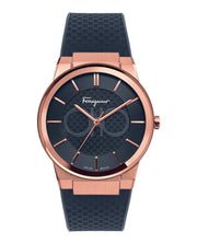 Salvatore Ferragamo Sapphire Black Dial Black Silicone Strap Watch for Men - SFHP00420