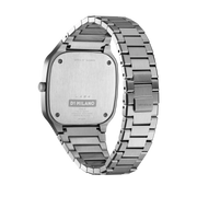 D1 Milano Square Silver Dial Silver Steel Strap Watch for Men - D1-SQBJ10