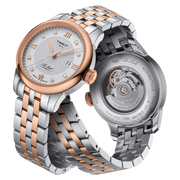 Tissot Le Locle Lady Automatic Diamonds Silver Dial Two Tone Steel Strap Watch For Women - T006.207.22.036.00