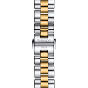 Tissot T Wave Quartz Mother of Pearl Dial Two Tone Steel Strap Watch for Women - T112.210.22.113.00