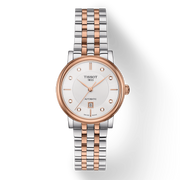 Tissot T Classic Carson Premium Diamonds White Dial Two Tone Steel Strap Watch for Women - T122.207.22.036.00