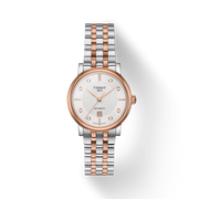 Tissot T Classic Carson Premium Diamonds White Dial Two Tone Steel Strap Watch for Women - T122.207.22.036.00