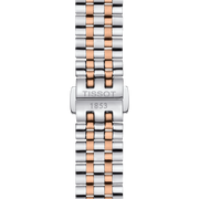 Tissot T Classic Carson Premium Diamonds White Dial Two Tone Steel Strap Watch for Women - T122.207.22.036.00