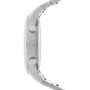Emporio Armani Renato Chronograph Cream Dial Silver Steel Strap Watch For Men - AR2458